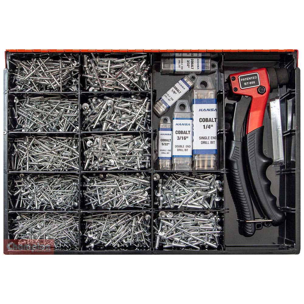 Champion 1175pc Aluminium Blind Rivet Master Kit | ISL
