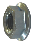 Metric Flange Nuts Class 8 Zinc Plated