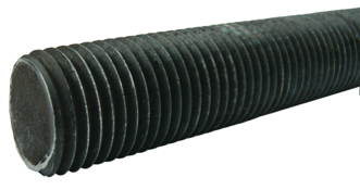 Metric Threaded Rod 8.8 (Black - 1m Length)