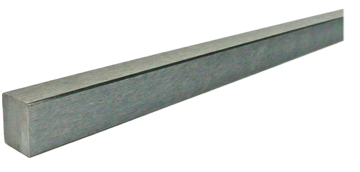 Metric Rectangle Key Steel - Stainless Steel