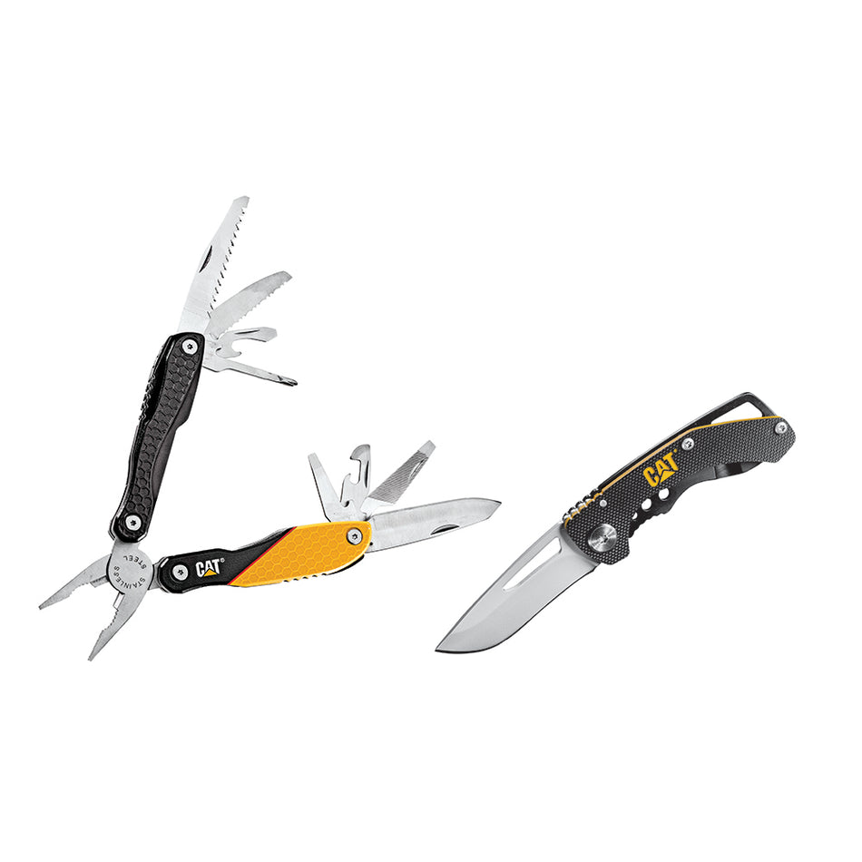 Cat® Multi-Tool and Folding Skeleton Knife Set