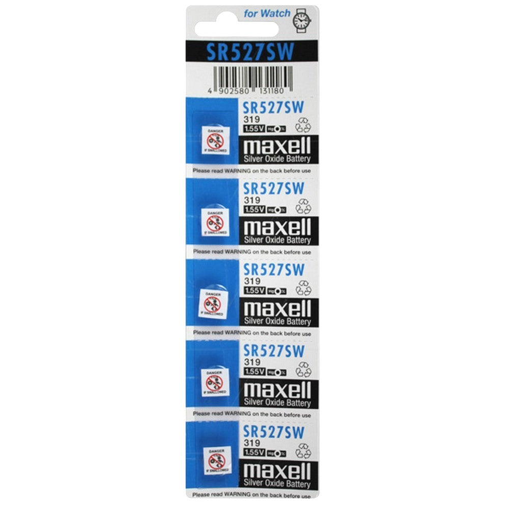 Maxell Silver Oxide Sr527sw Watch Battery Button Cell 5 Pack | Formula