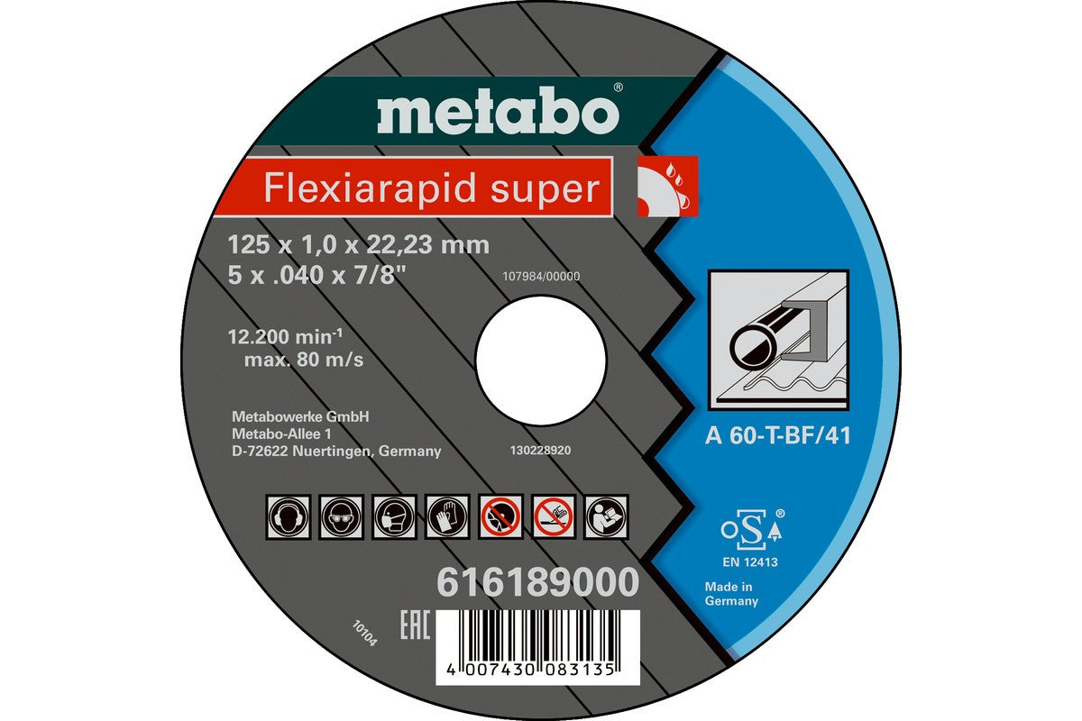 Flexiarapid super 125x1.0x22.23 steel, TF 41