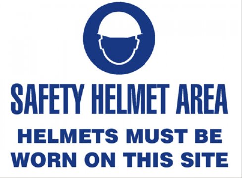 Construction Site Signs, Hard Hat