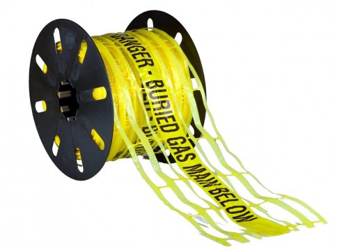 Detectable Mesh Trench Tape, 'Gas'