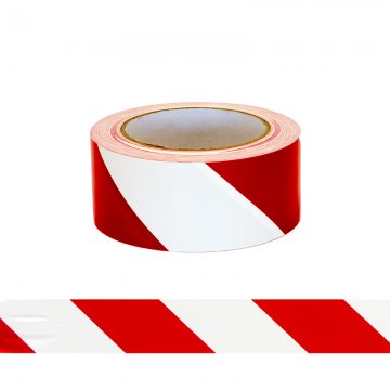 Floor Aisle Tape Red/White 50mm X 33m