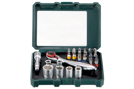 Bit box and ratchet set "SP" 26 pieces