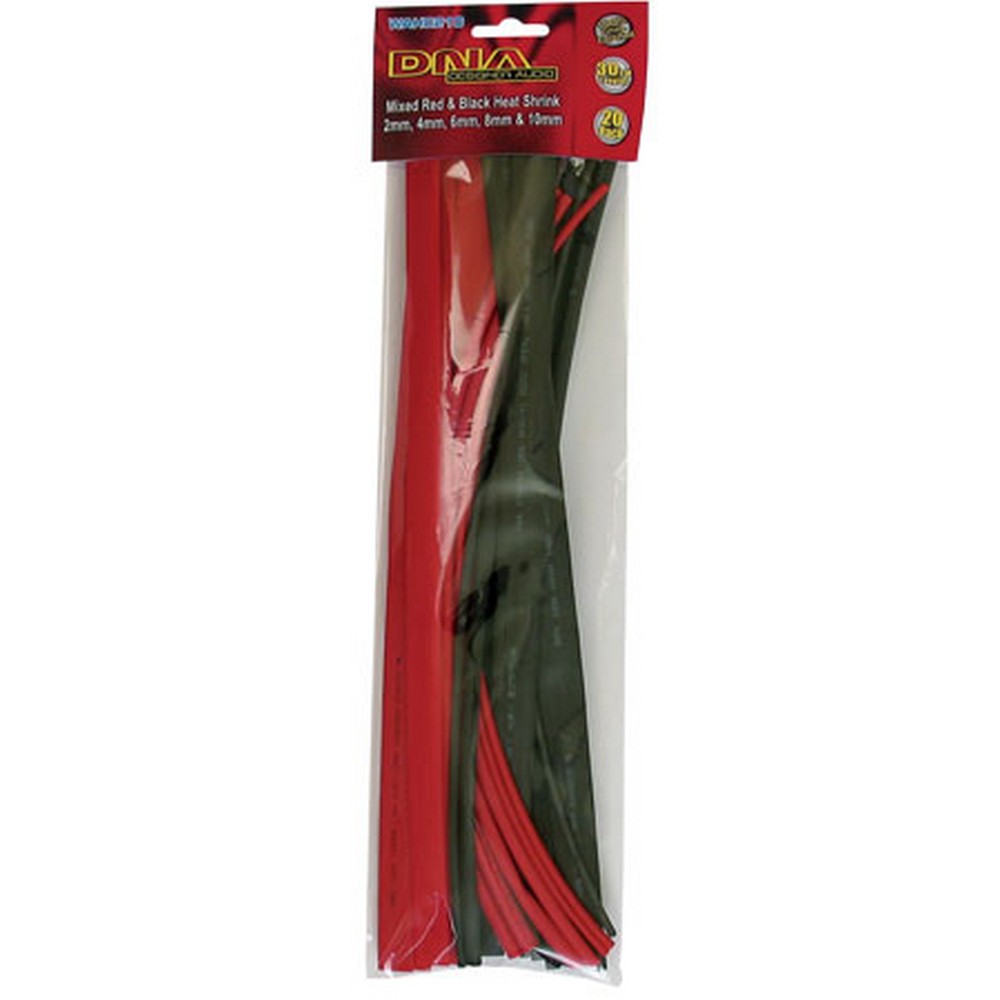 Heatshrink 2 - 10mm Red & Black (20 Pack) | Formula