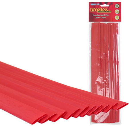 Heatshrink 12mm Red (10 Pack) | Formula