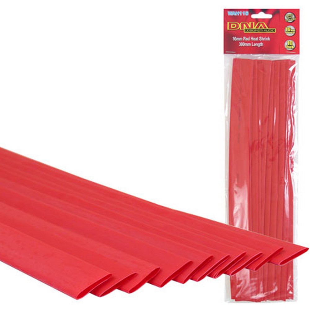 Heatshrink 16mm Red (10 Pack) | Formula