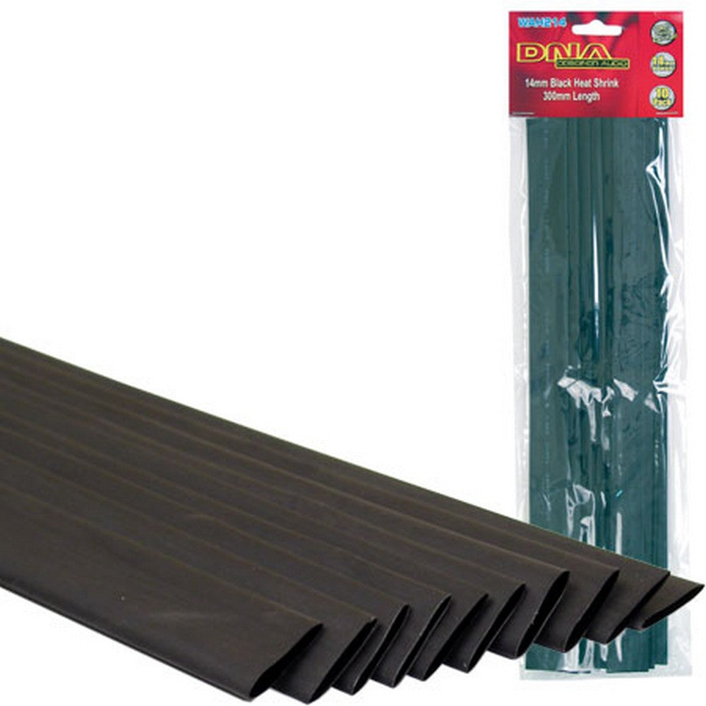 Heatshrink 14mm Black (10 Pack) | Formula