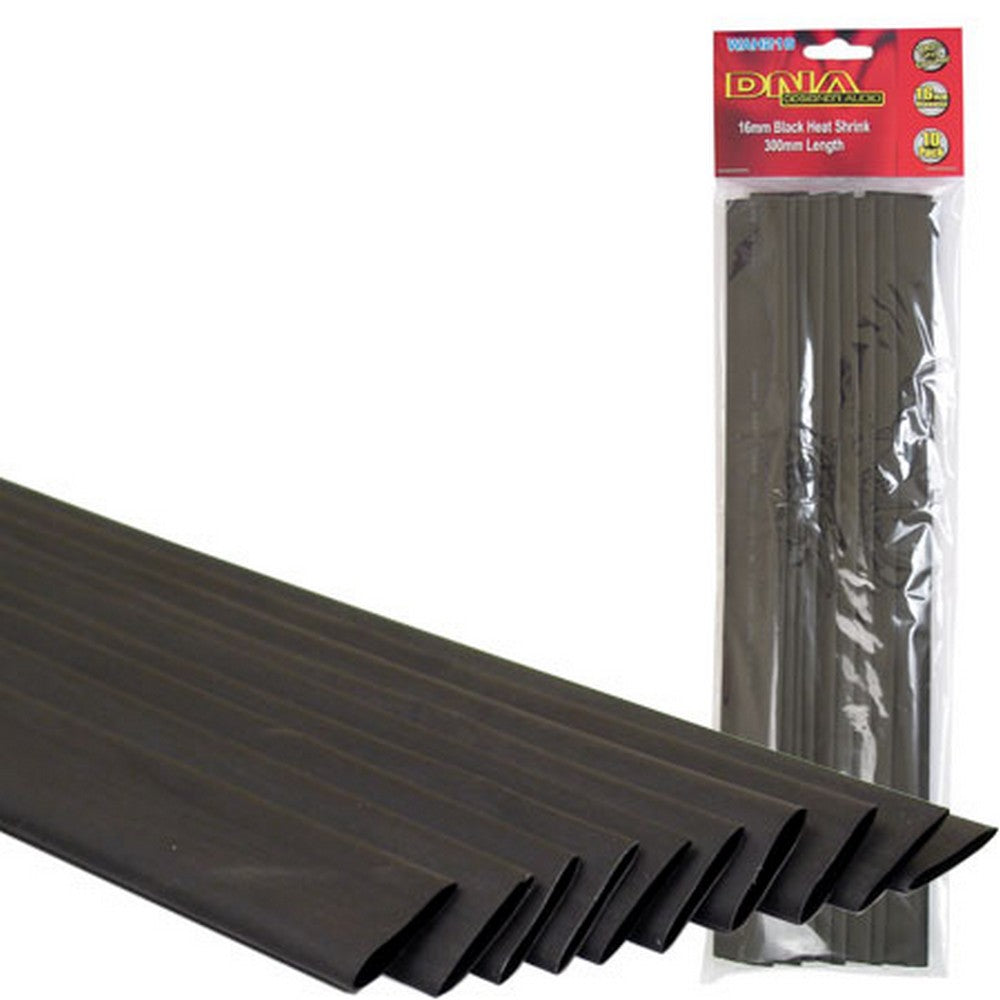 Heatshrink 16mm Black (10 Pack) | Formula