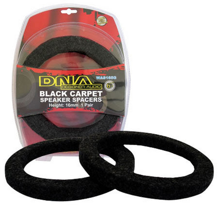 Speaker Spacer 6.5" Mdf 16mm Thick (Black Carpet) | Formula
