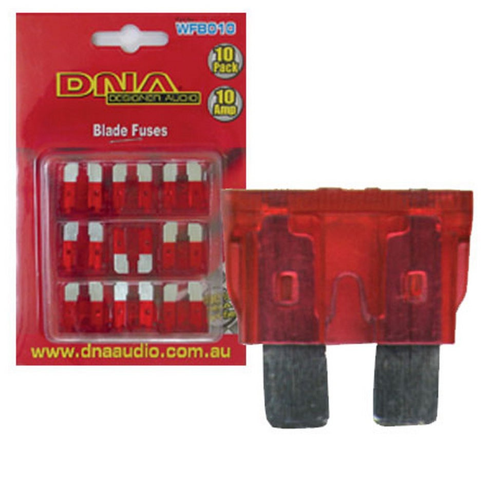 Blade Fuses Standard 10 Amp Fuse Ato (10 Pack) | Formula