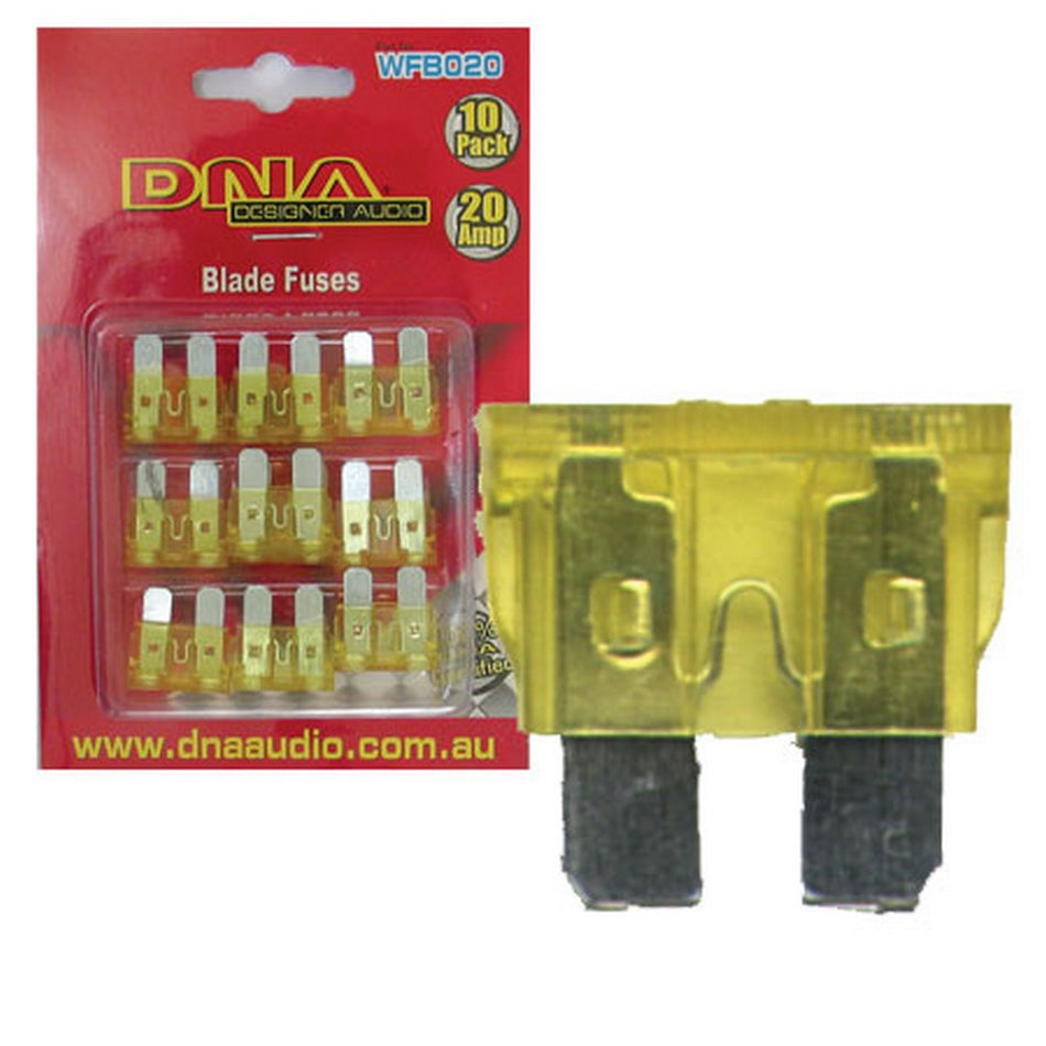 Blade Fuses Standard 20 Amp Fuse Ato (10 Pack) | Formula